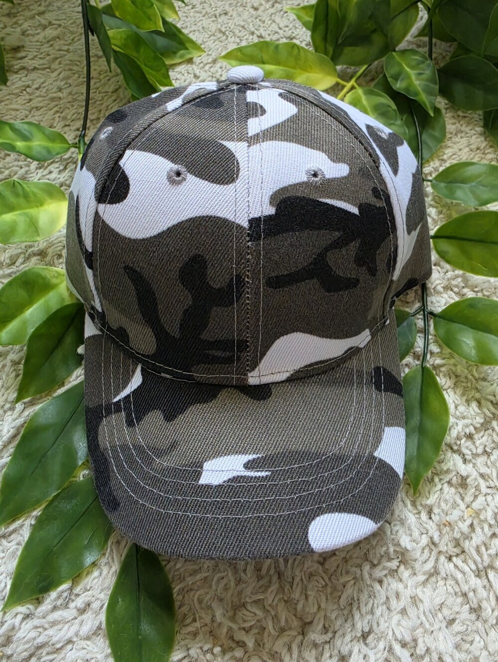 Toddler Boy/Youth Grey Camo Hat